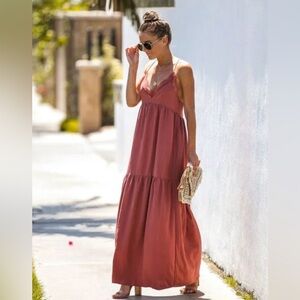 VICI Tiered Maxi Dress